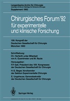 H. G. Beger, H.G. Beger, G Beger, H G Beger, F. P. Gall, F.P. Gall... - Chirurgisches Forum  92 für experimentelle und klinische Forschung