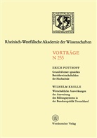 Erich Potthoff - Natur-, Ingenieur- und Wirtschaftswissenschaften