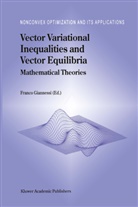 Giannessi, F Giannessi, F. Giannessi, Franco Giannessi - Vector Variational Inequalities and Vector Equilibria