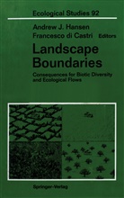 DiCastri, DiCastri, Francesco Dicastri, Andrew J. Hansen, Andre J Hansen, Andrew J Hansen - Landscape Boundaries