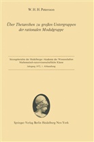 W Hans H Petersson, W. Hans H. Petersson - Über Thetareihen zu großen Untergruppen der rationalen Modulgruppe