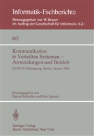 Schindler, S Schindler, S. Schindler, Spaniol, Spaniol, O. Spaniol - Kommunikation in Verteilten Systemen - Anwendungen und Betrieb