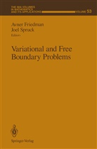 Avne Friedman, Avner Friedman, Spruck, Spruck, Joel Spruck - Variational and Free Boundary Problems