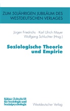 Jürgen Friedrichs, Karl Ulrich Mayer, Wolfgang Schluchter, Kar Ulrich Mayer, Karl Ulrich Mayer - Soziologische Theorie und Empirie