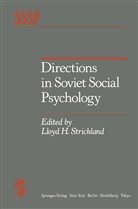 H Strickland, L H Strickland, L. H. Strickland - Directions in Soviet Social Psychology