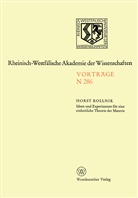 Horst Rollnik - Ideen und Experimente für eine einheitliche Theorie der Materie