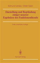 Dieter Gaier, Edmun Landau, Edmund Landau - Darstellung und Begründung einiger neuerer Ergebnisse der Funktionentheorie