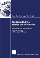 Diete Gramlich, Dieter Gramlich, Hinz, Hinz, Holger Hinz - Kapitalmarkt, Unternehmen und Information