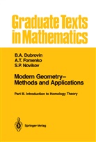 B Dubrovin, B A Dubrovin, B. A. Dubrovin, B.A. Dubrovin, A Fomenko, A T Fomenko... - Modern Geometry-Methods and Applications