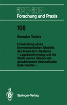Georgios Tsotsis - Entwicklung eines biomechanischen Modells des Hand-Arm-Systems
