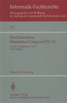 Ameling, W Ameling, W. Ameling - First European Simulation Congress ESC 83