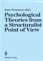 Han Westmeyer, Hans Westmeyer - Psychological Theories from a Structuralist Point of View