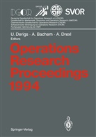 Achi Bachem, Achim Bachem, Ulrich Derigs, Andreas Drexl - Operations Research Proceedings 1994