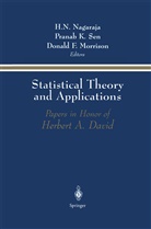 Donald F Morrison, Prana K Sen, Pranab K Sen, Donald F. Morrison, H. N. Nagaraja, H.N. Nagaraja... - Statistical Theory and Applications