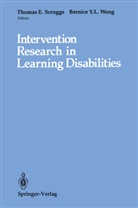 Thoma E Scruggs, Thomas E Scruggs, Thomas E. Scruggs, Bernice Y. L. Wong, Bernice Y.L. Wong, Y L Wong... - Intervention Research in Learning Disabilities