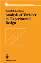 Harold R Lindman, Harold R. Lindman - Analysis of Variance in Experimental Design