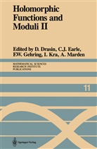 David Drasin, C. J. Earle, C.J. Earle, F. W. Gehring, F.W. Gehring, J Earle... - Holomorphic Functions and Moduli II