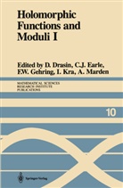 D. Drasin, C. J. Earle, C.J. Earle, F. W. Gehring, F.W. Gehring, J Earle... - Holomorphic Functions and Moduli I