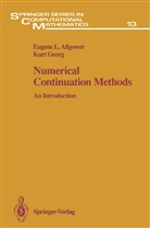 Eugene Allgower, Eugene L Allgower, Eugene L. Allgower, Kurt Georg - Numerical Continuation Methods
