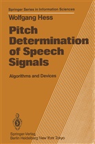 W Hess, W. Heß - Pitch Determination of Speech Signals