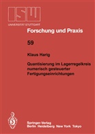 Klaus Harig - Quantisierung im Lageregelkreis numerisch gesteuerter Fertigungseinrichtungen