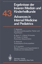 Frick, P Frick, P. Frick, G -A vo Harnack, G -A von Harnack, G. -A. von Harnack... - Advances in Internal Medicine and Pediatrics/Ergebnisse der Inneren Medizin und Kinderheilkunde