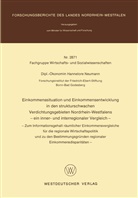 Hannelore Neumann - Einkommenssituation und Einkommensentwicklung in den strukturschwachen Verdichtungsgebieten Nordrhein-Westfalens   ein inner- und interregionaler Vergleich