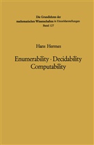 Hans Hermes - Enumerability · Decidability Computability