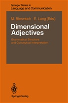 Manfre Bierwisch, Manfred Bierwisch, Lang, Lang, Ewald Lang - Dimensional Adjectives
