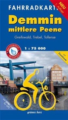 Lut Gebhardt, Lutz Gebhardt - Fahrradkarte Demmin, mittlere Peene