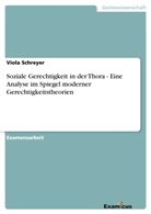 Viola Schreyer - Soziale Gerechtigkeit in der Thora - Eine Analyse im Spiegel moderner Gerechtigkeitstheorien