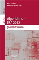 Lea Epstein, Leah Epstein, Ferragina, Ferragina, Paolo Ferragina - Algorithms -- ESA 2012