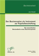 Jens Steudel - Der Businessplan als Instrument zur Kapitalbeschaffung