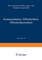 Hans-Jürgen Arlt - Kommunikation, Öffentlichkeit, Öffentlichkeitsarbeit