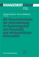 Charle Lattmann, Charles Lattmann, STAFFELBACH, Staffelbach, Bruno Staffelbach - Die Personalfunktion der Unternehmung im Spannungsfeld von Humanität und wirtschaftlicher Rationalität