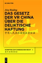 Jörg Binding - Das Gesetz der VR China über die deliktische Haftung