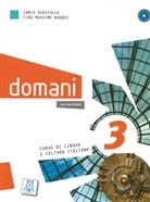 Carl Guastalla, Carlo Guastalla, Gustall, Naddeo, Ciro Massimo Naddeo - domani - 3: Domani 3 Kurs- und Arbeitsbuch mit DVD Rom