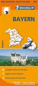 MICHELI, Michelin - Michelin Karten - Bl.546: Michelin Karte Bayern. Allemagne Sud-Est, Bavière