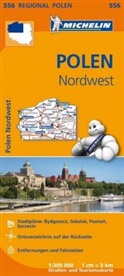 Michelin Karten - Bl.556: Michelin Karte Polen Nordwest. Pologne Nord-Ouest