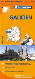 Michelin Karten - Bl.571: Michelin Karte Galicien. Galicia
