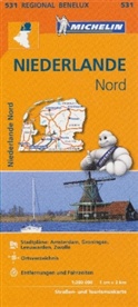 Michelin Karten - Bl.531: Michelin Karte Niederlande Nord. Noord-Nederland, Pays-Bas Nord