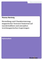 Thomas Nentwig - Herstellung und Charakterisierung magnetischer Sensoren basierend auf nanokristallinen und amorphen weichmagnetischen Legierungen
