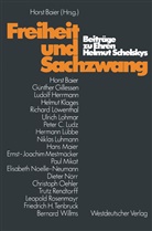 Hors Baier, Horst Baier, Helmut Schelsky - Freiheit und Sachzwang