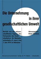 Peter Mertens - Die Unternehmung in ihrer gesellschaftlichen Umwelt