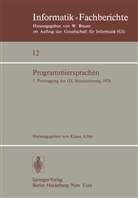 Alber, K Alber, K. Alber - Programmiersprachen