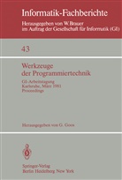 Goos, G Goos, G. Goos - Werkzeuge der Programmiertechnik