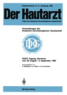 Dietric Lubach, Dietrich Lubach, Sandor Marghescu, Christine Neumann - Supplementum X, 41. Jahrgang 1990 Verhandlungen der Deutschen Dermatologischen Gesellschaft