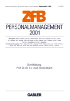 Hors Albach, Horst Albach - Personalmanagement 2001