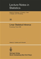 Calinski, T Calinski, T. Calinski, Klonecki, Klonecki, W. Klonecki - Linear Statistical Inference