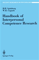 William Cupach, William R Cupach, William R. Cupach, Brian Spitzberg, Brian H Spitzberg, Brian H. Spitzberg - Handbook of Interpersonal Competence Research